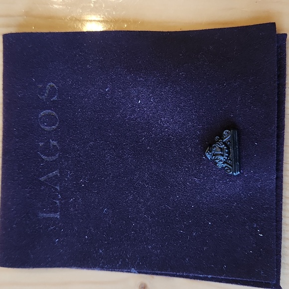 Lagos MOONSTONE Silver and 18K Gold Bracelet 7.5 - Picture 9 of 12